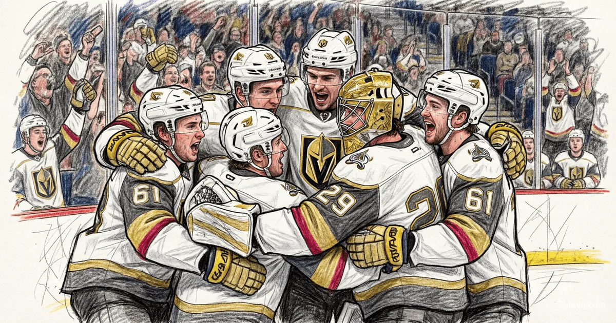Vegas est le premier finaliste de la Coupe Stanley 2026 : écrasement du Colorado 4-0