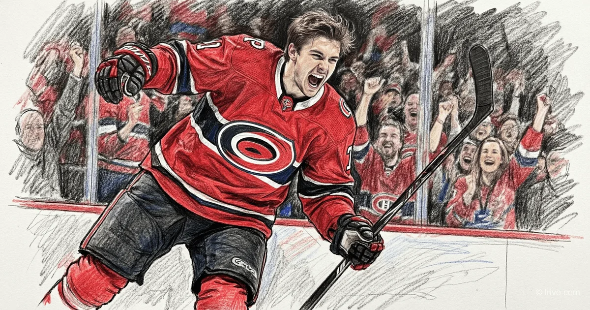 Svechnikov entre dans le top-14 des buteurs de la Coupe Stanley : un nouveau record