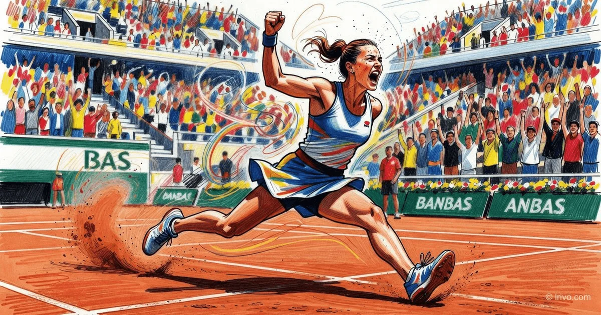 Kalinskaya a atteint de manière sensationnelle les huitièmes de finale à Roland Garros