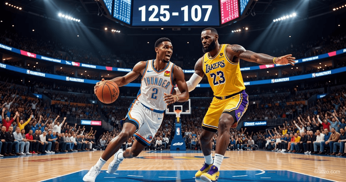 NBA: Oklahoma rozebrala Lakers 125:107 bez Dončiće