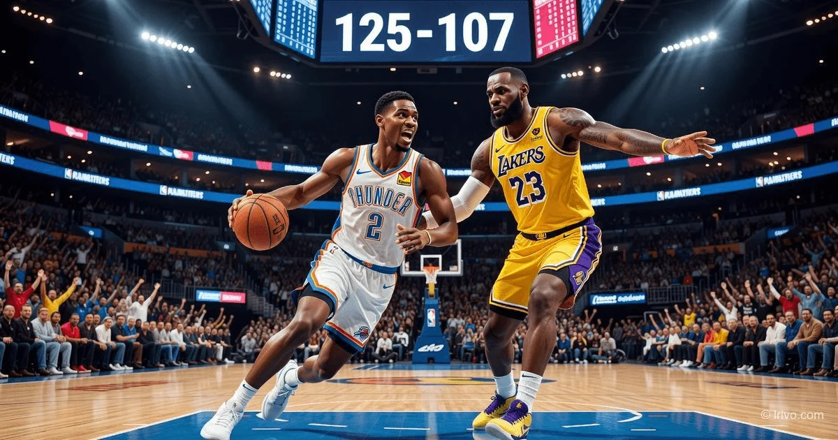Thunder crushed Lakers without Doncic: 125:107