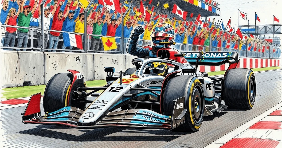 Victoire historique d'Antonelli au Canada : 4 sur 4 en saison 2026