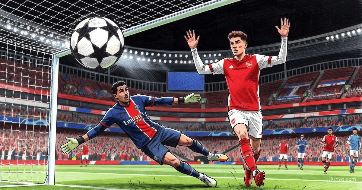 Kai Havertz scored the fastest goal in a Champions League final in 7 years, upsetting his former club