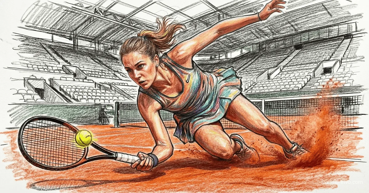 Anna Kalinskaya contre Camila Osorio : bataille pour les 1/8 de finale de Roland Garros