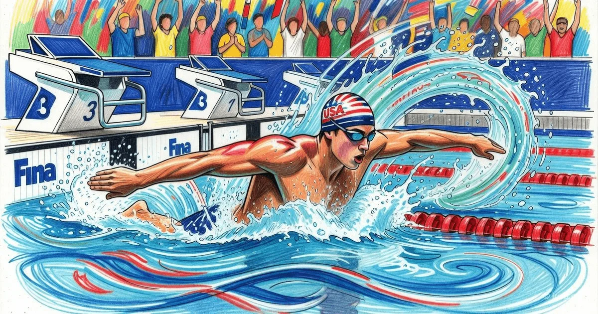 Dressel's historic record: 49.02 in the 100m butterfly