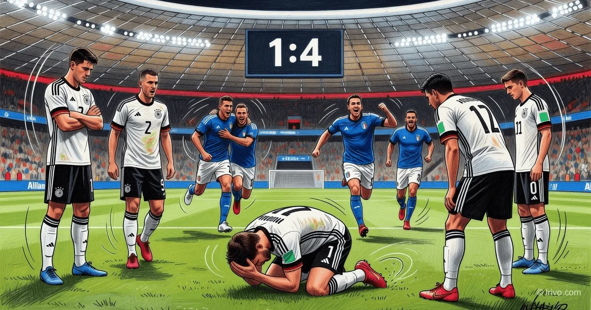 Rout at Allianz Arena: Italy destroyed Germany 4:1