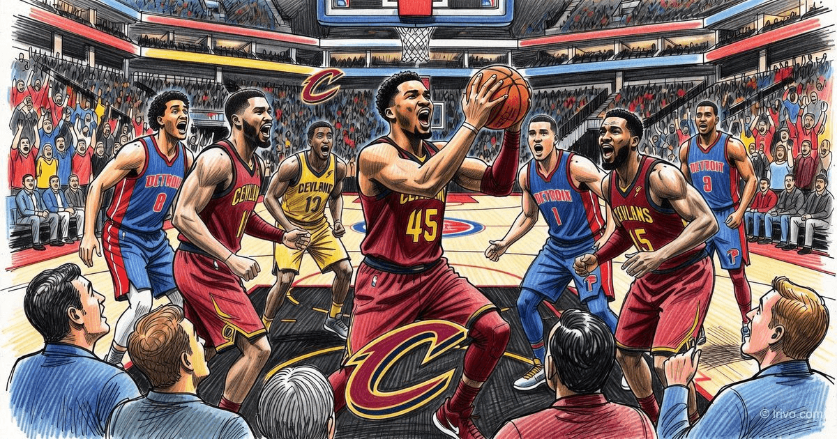 Basketbal: Detroit Pistons vs. Cleveland Cavaliers – drtivá porážka v 7. zápase play-off NBA