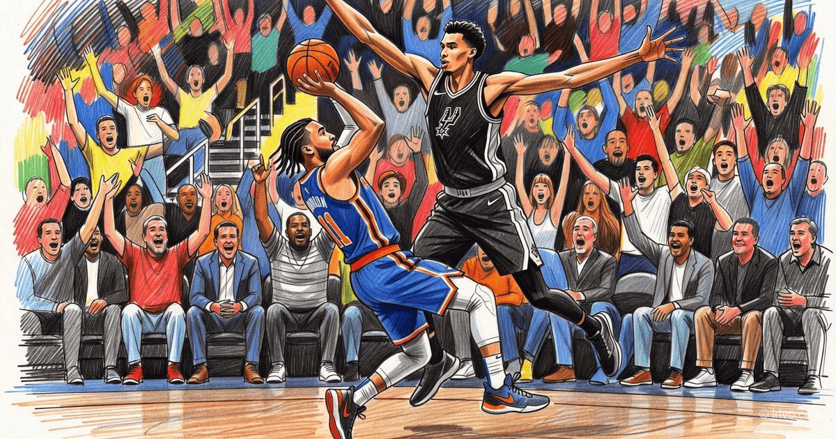 New York Knicks snatched a victory from San Antonio Spurs in the first game of the NBA Finals 105:95