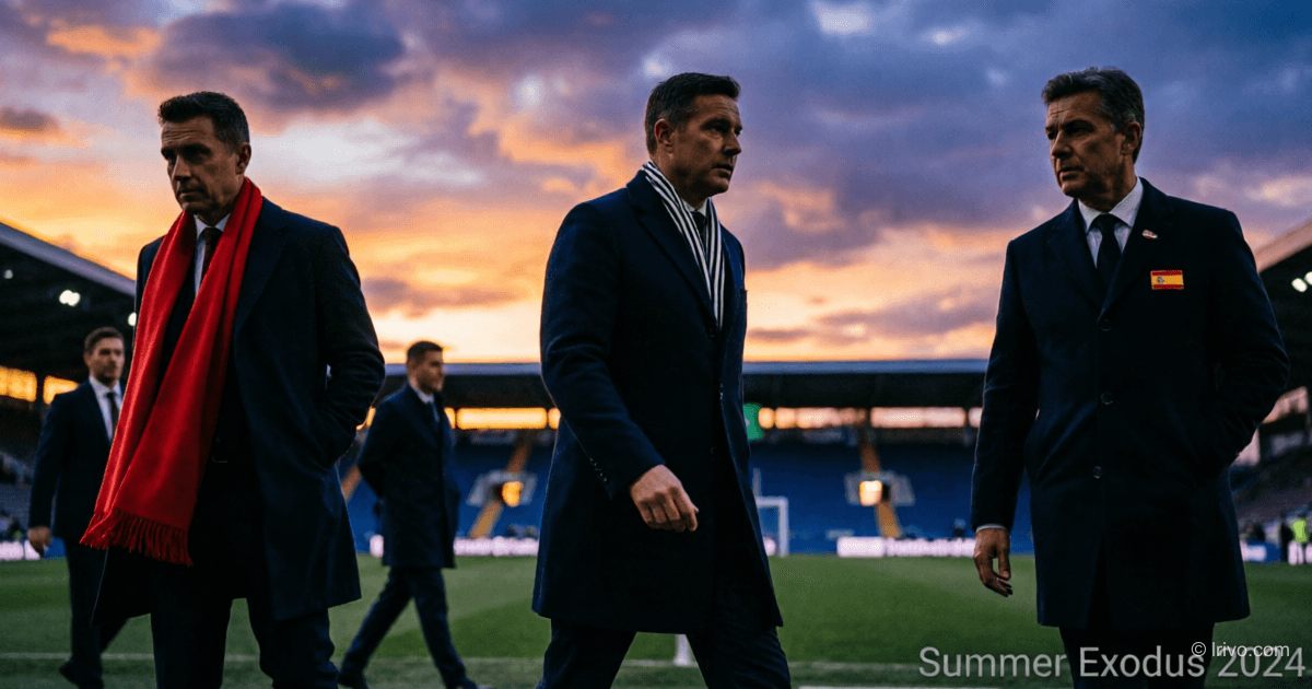 Changements d'entraîneurs en Premier League été 2026