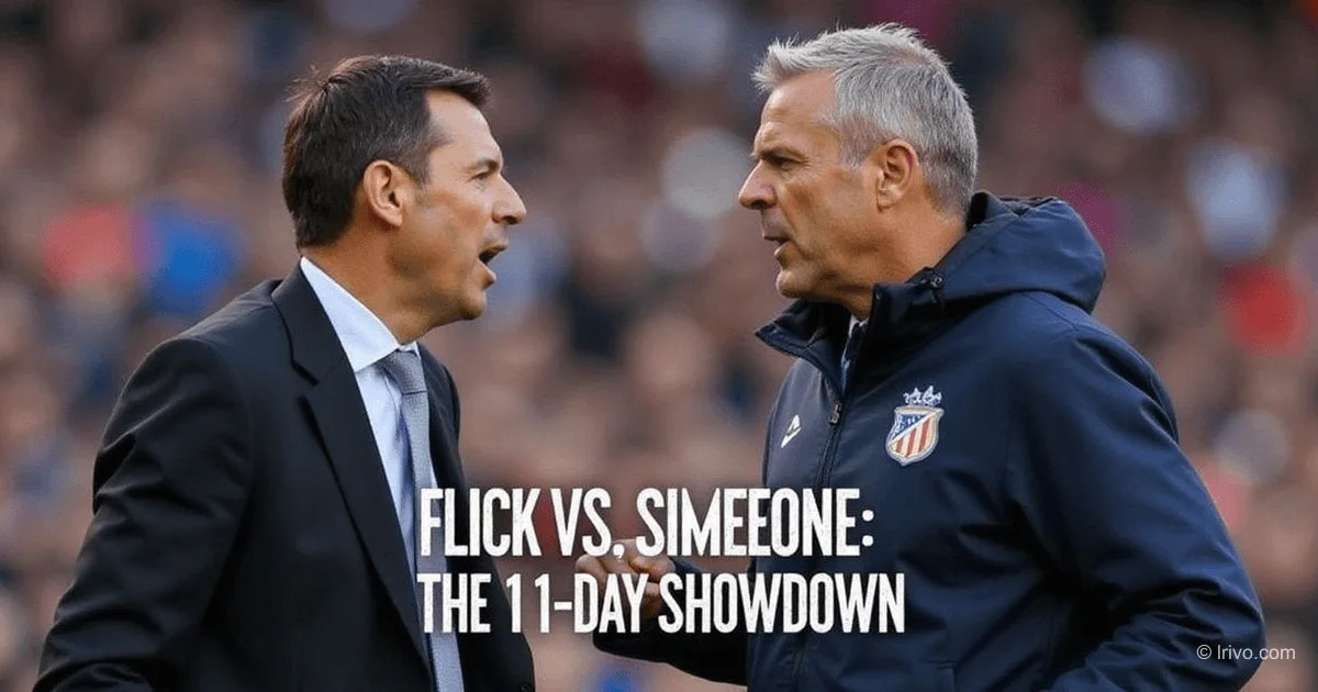 🔥 Flick vs Simeone : Le triple choc qui peut tout changer !