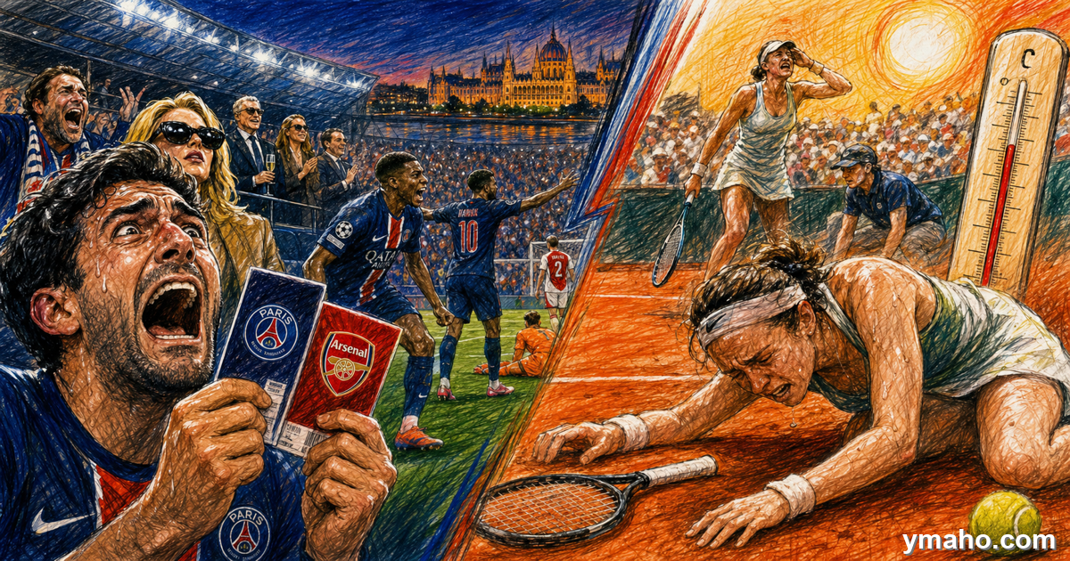 Champions League Final PSG — Arsenal and the Heat at Roland Garros: The Absurdity of Sport