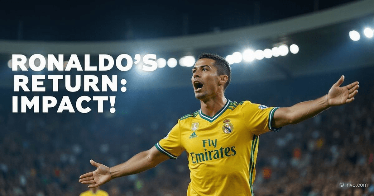 Ronaldo vuelve con doblete: Al-Nassr líder de la liga saudí