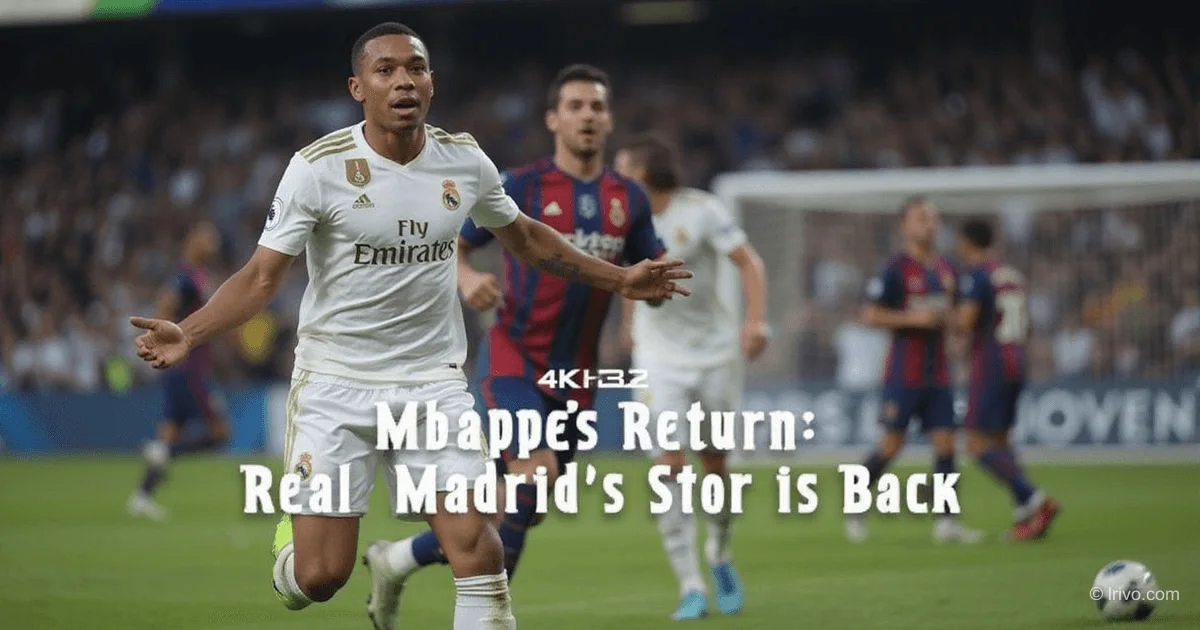 Mbappé znów w grze! Powrót gwiazdy Realu Madryt po kontuzji