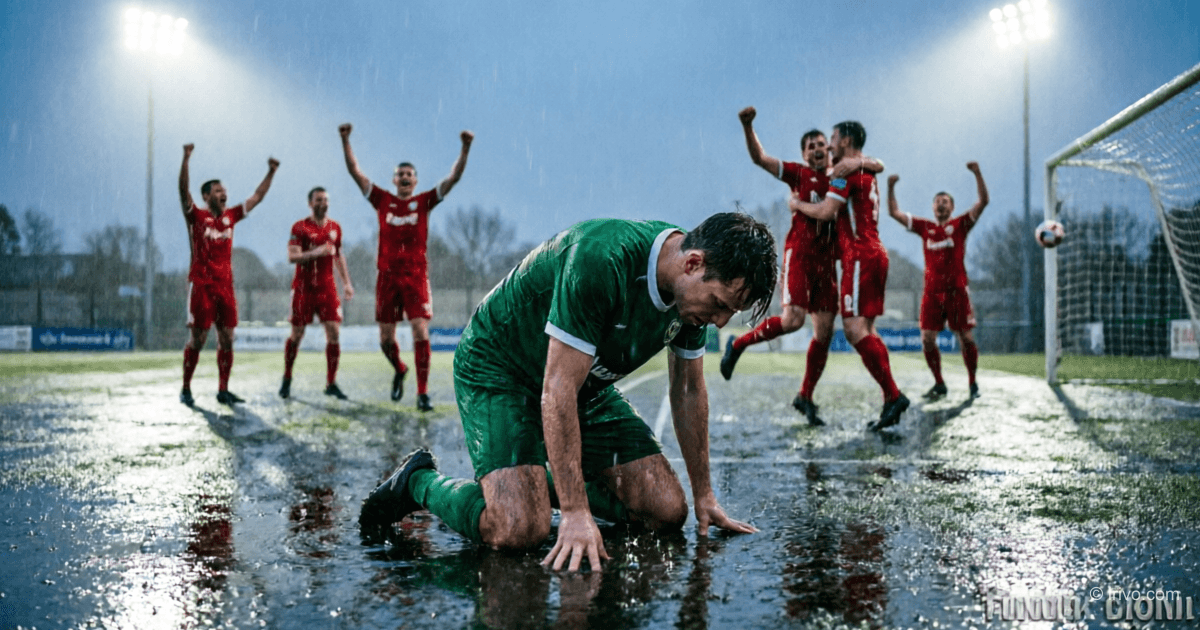 Guernsey FC 5-0 패배, 플레이오프 자리 위협