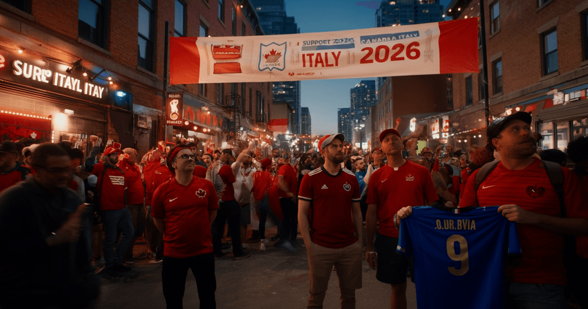 Canada 2026 : Les Italo-Canadiens appelés à soutenir l'équipe nationale