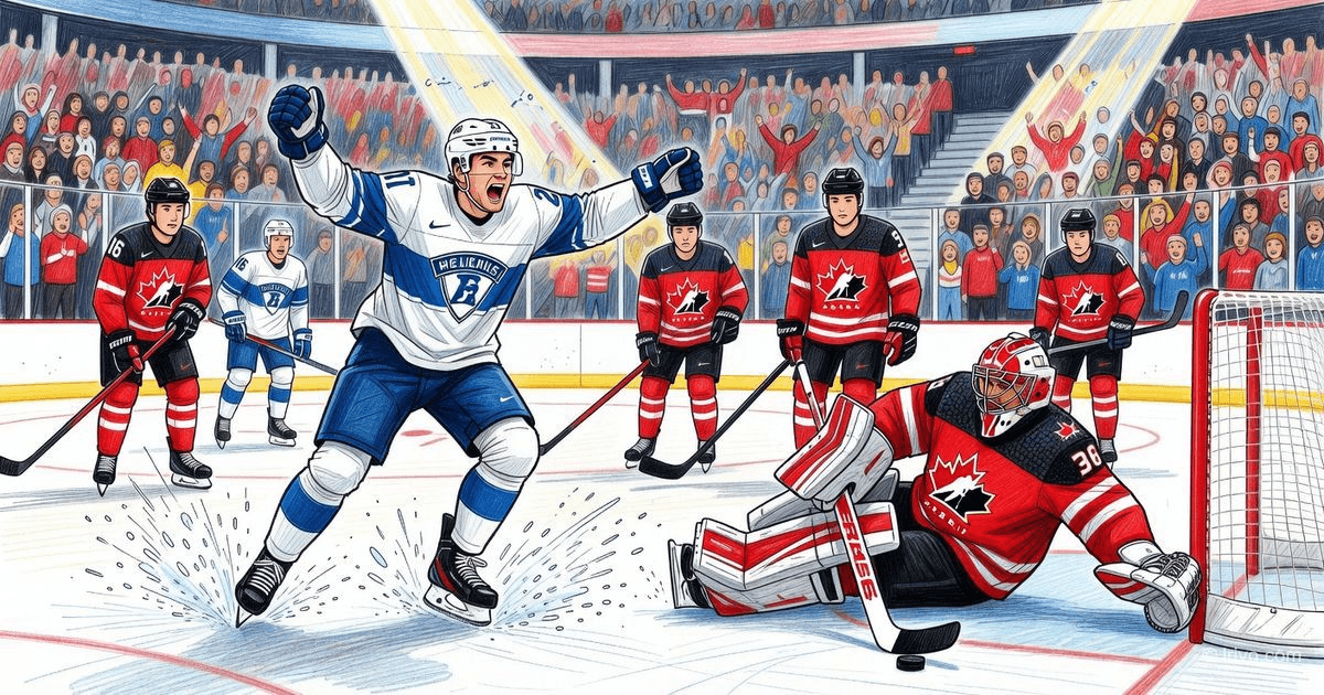 Finland sensationally beat Canada and advanced to the 2026 World Championship final