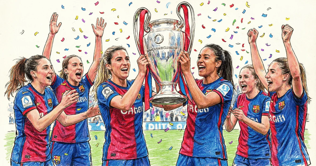 Women's UCL Final: Barcelona 4:0 Lyon — fourth title for the Catalans