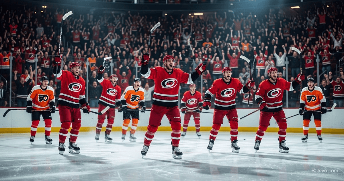 NHL: Carolina crushes Philadelphia, takes 3-0 series lead