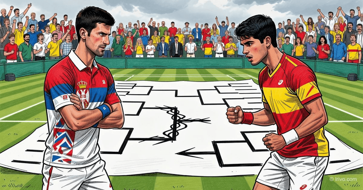 Djokovic and Alcaraz in the same Wimbledon draw: semifinal of the century