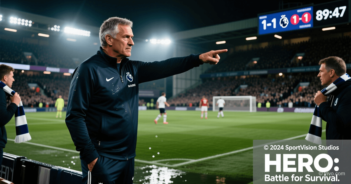 Tottenham Relegation Battle: De Zerbi's 5-Win Survival Plan