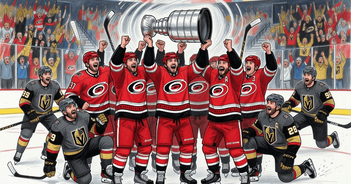 Carolina Hurricanes can win the Stanley Cup against Vegas today