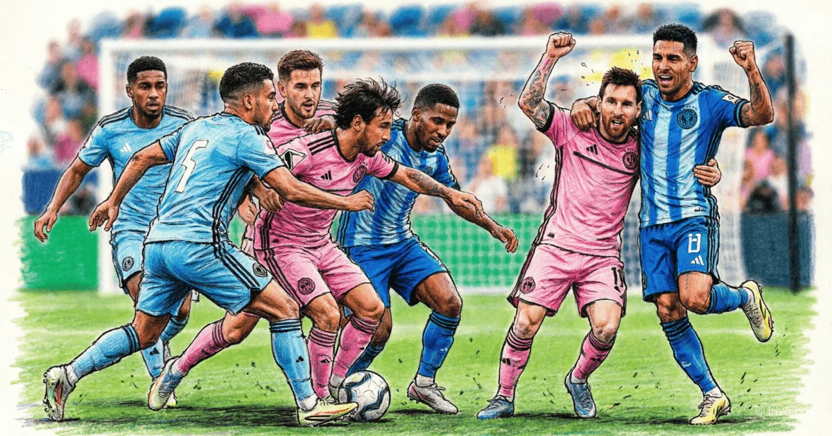 Crazy MLS match: 8 goals in a half, two hat-tricks and Messi's injury