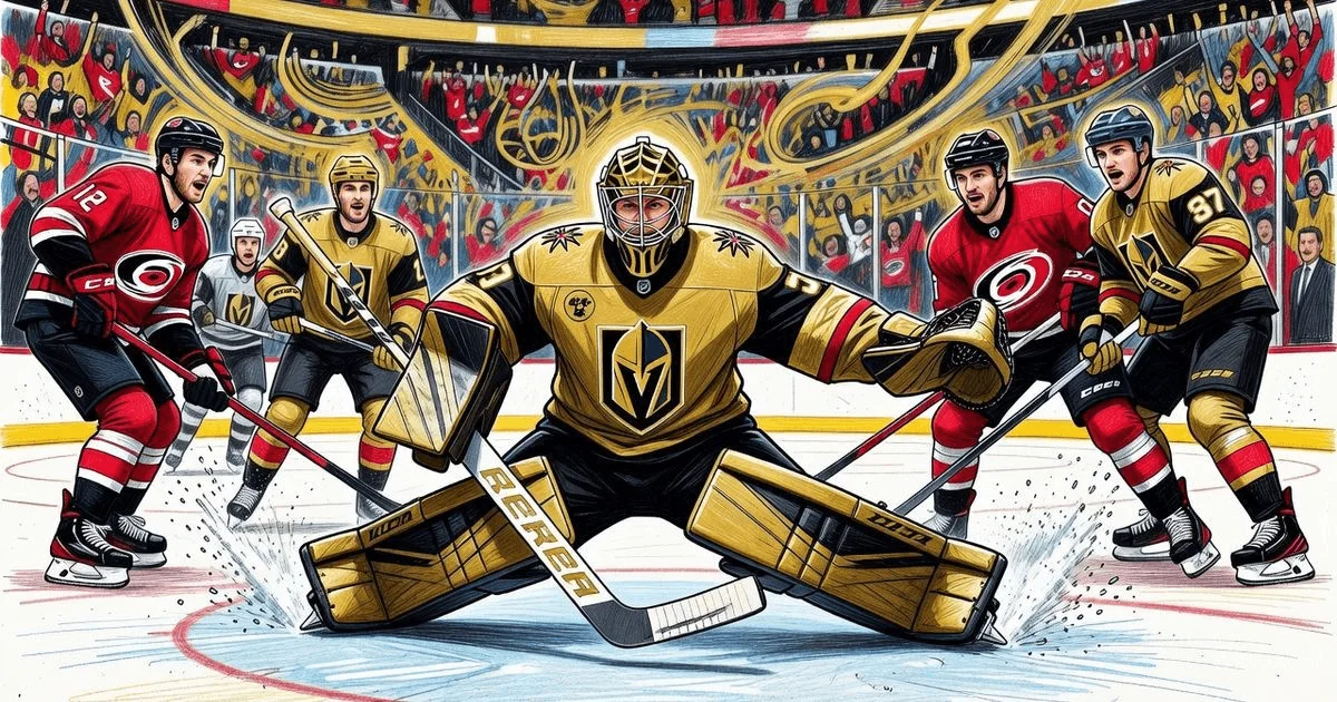 Carolina tied the Stanley Cup Final series by beating Vegas 4:2