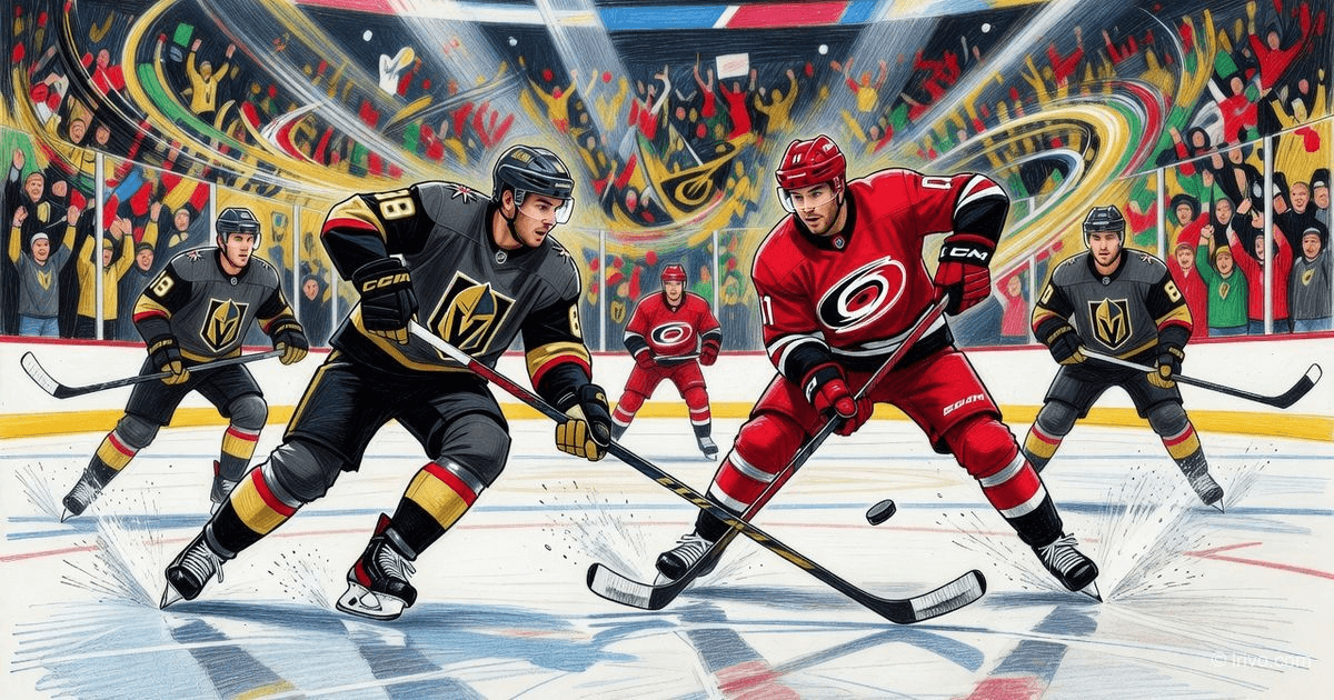 Fifth match of the Stanley Cup Final: Vegas vs Carolina 2-2