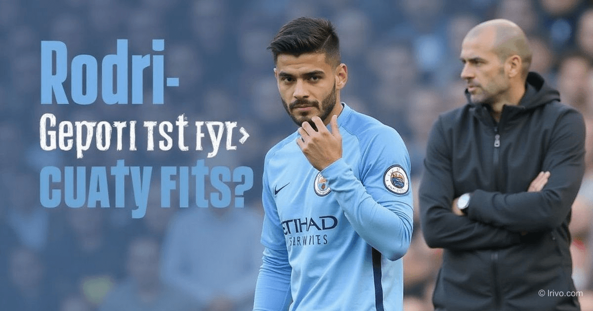 Rodri, Real Madrid y Guardiola: ¿Futuro Incierto en el City?