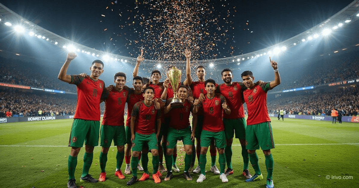 모로코 U17 축구, 북아프리카 챔피언십 전승 우승! AFCON 진출 확정