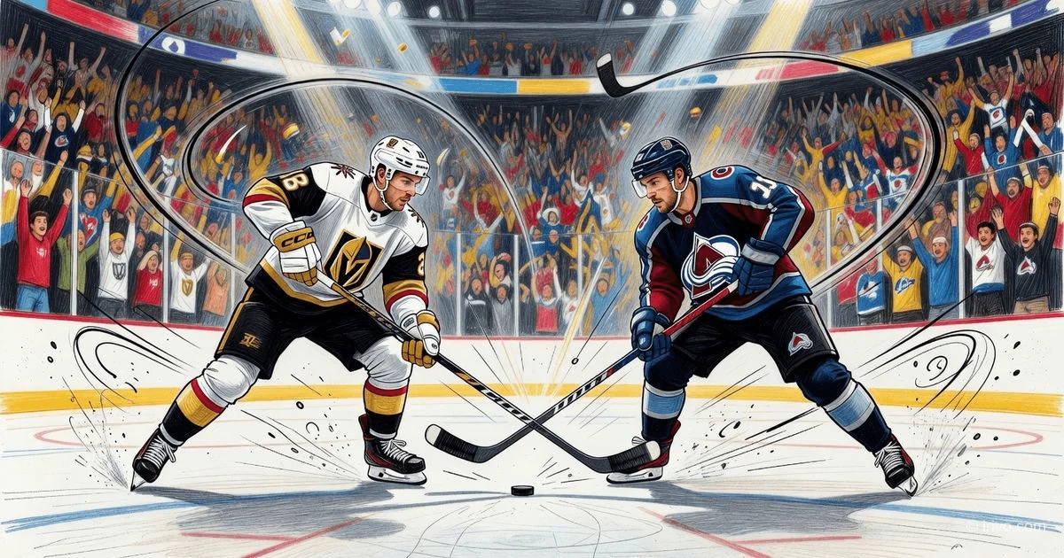 Vegas vs. Colorado: seventh match of the NHL series