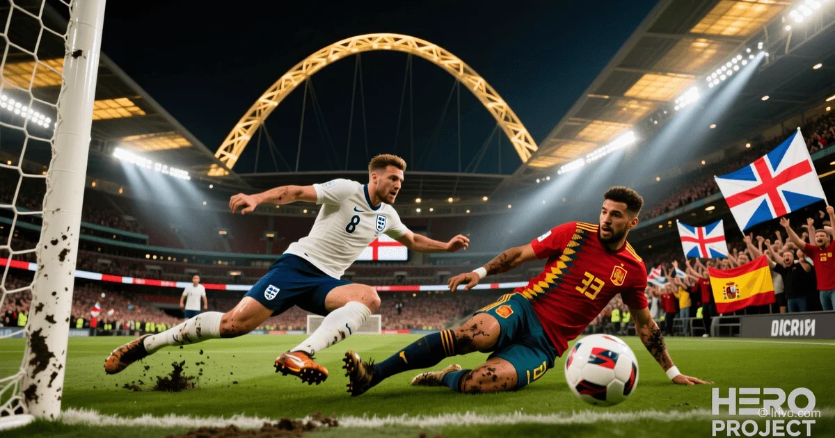 Inglaterra y España Chocan en Clasificatorio Crucial de la Copa del Mundo