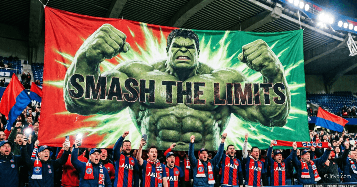 Fanou PSG odhalili Hulkovu plakát na zápas s Liverpoolem