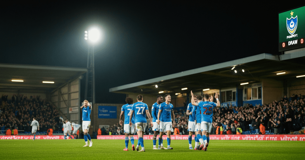 Portsmouth's Crucial Point in Relegation Fight