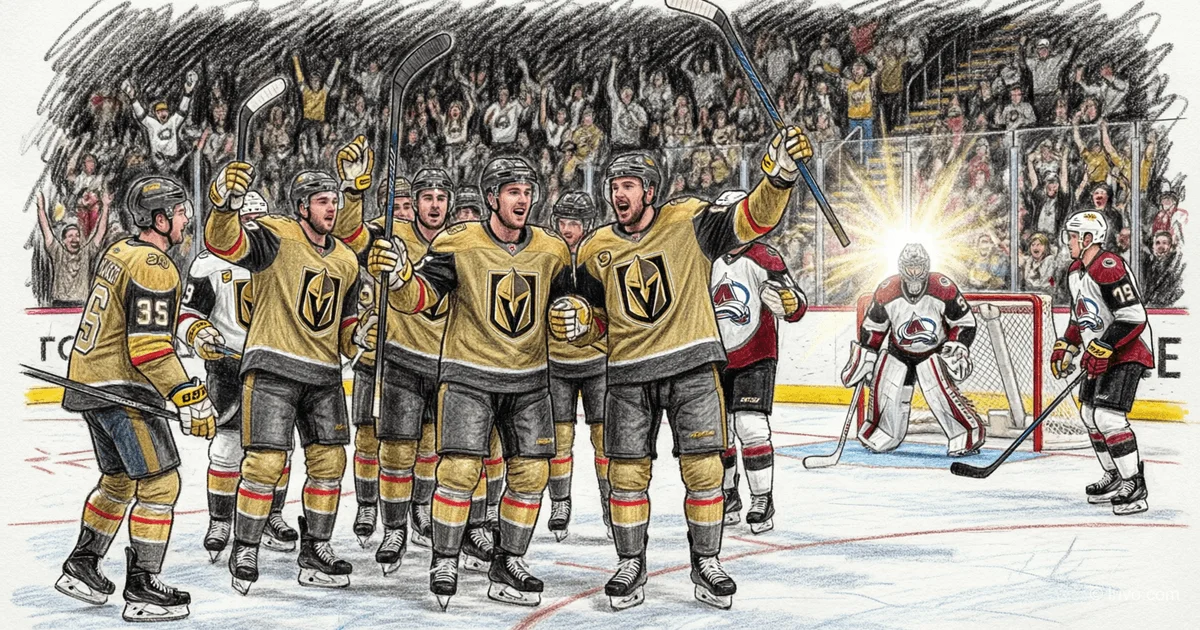 Historický obrat Vegas: 0:3 — 5:3 v play-off NHL