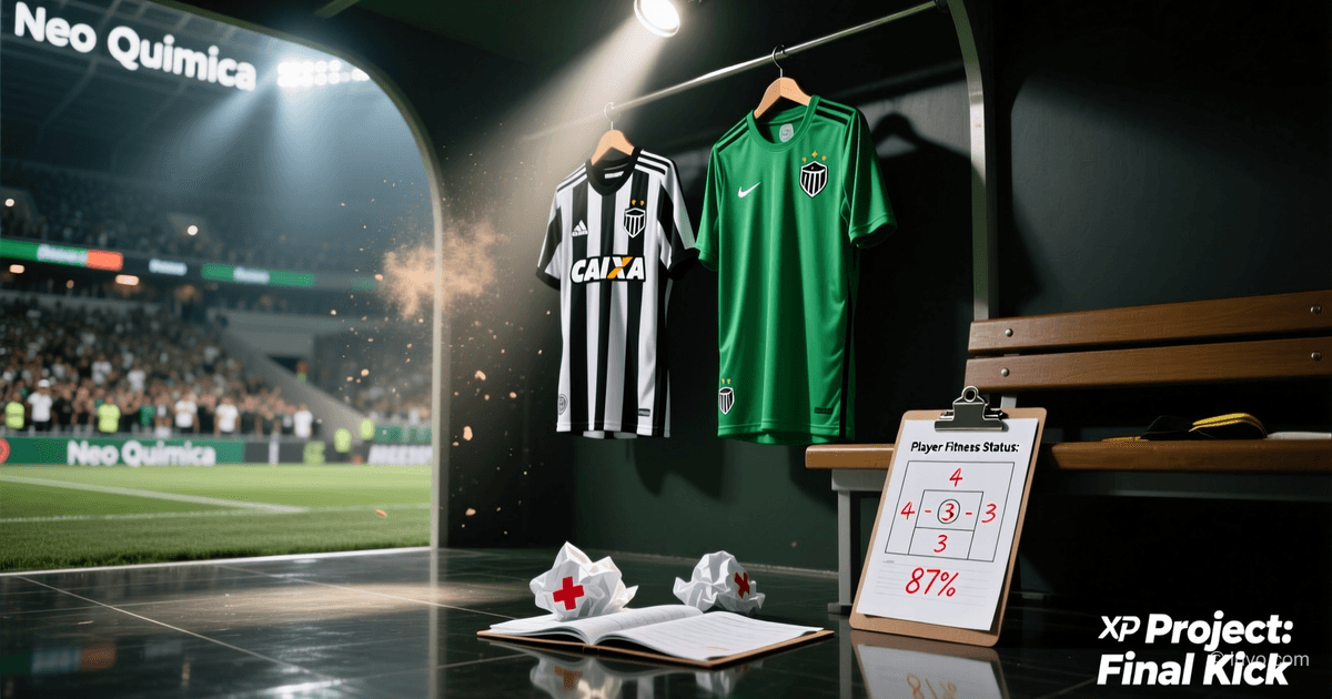 Corinthians wyjściowa jedenastka vs Palmeiras – Potwierdzony pełny skład