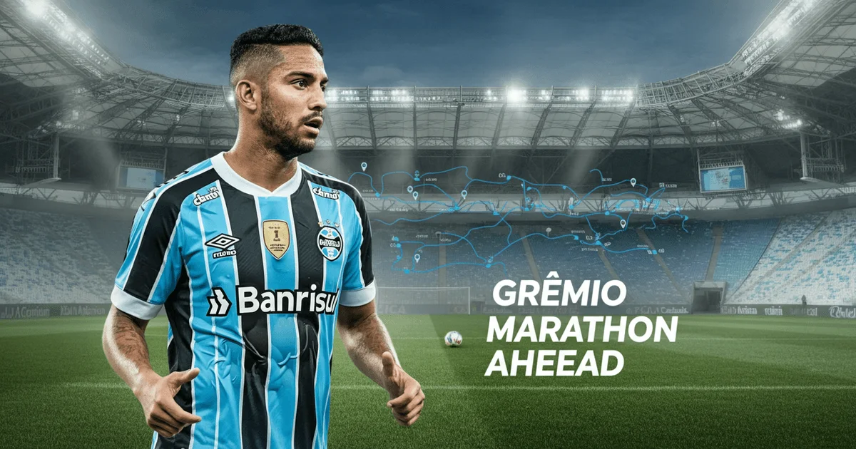 Grêmio v maratonu: 17 zápasů, 3 soutěže, obrovské cestování!