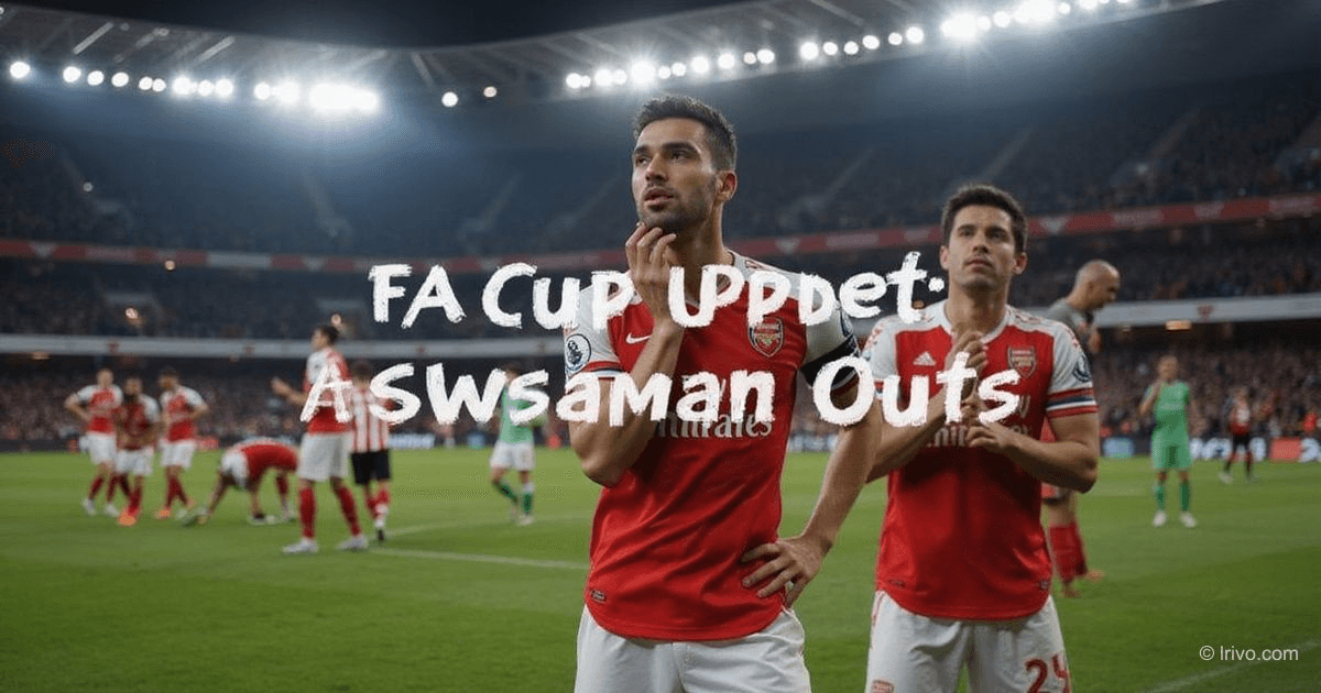 Lesión de Gabriel acaba con Arsenal en FA Cup